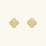 Clover Earrings | Gold