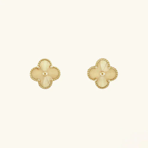 Clover Earrings | Gold