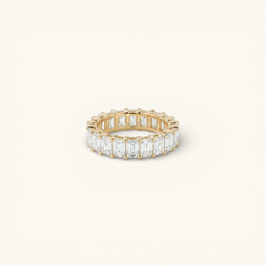 Cubic Ring Gold